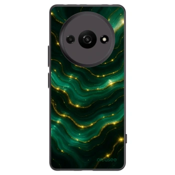 Picasee silikonowe czarne etui na Xiaomi Redmi A3 - Emerald