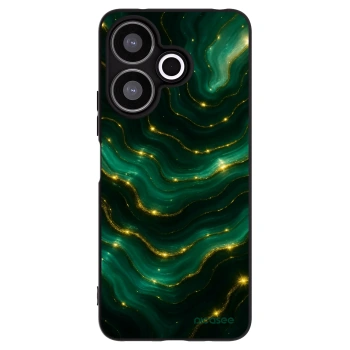 Picasee silikonowe czarne etui na Xiaomi Redmi 13 4G - Emerald