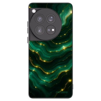 Picasee silikonowe czarne etui na OnePlus 12 5G - Emerald