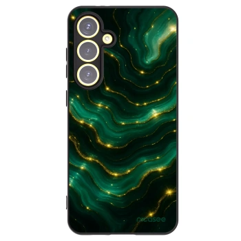 Picasee silikonowe czarne etui na Samsung Galaxy S24 FE S721B - Emerald