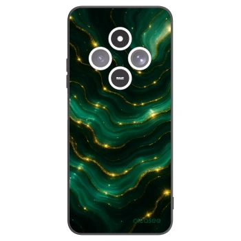Picasee silikonowe czarne etui na Xiaomi Redmi 14C - Emerald