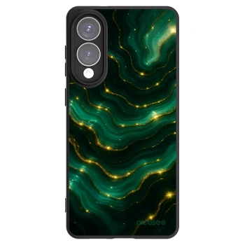 Picasee silikonowe czarne etui na Samsung Galaxy S25 Edge 5G - Emerald