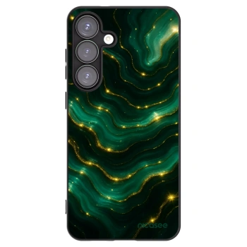Picasee silikonowe czarne etui na Samsung Galaxy S25+ 5G - Emerald