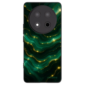 Picasee silikonowe czarne etui na Honor Magic7 Lite 5G - Emerald