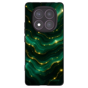 Picasee silikonowe czarne etui na Xiaomi Redmi Note 14 Pro 4G - Emerald