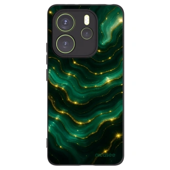 Picasee silikonowe czarne etui na Xiaomi Redmi Note 14 4G - Emerald