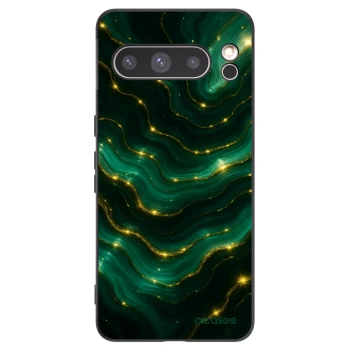 Picasee silikonowe czarne etui na Google Pixel 8 Pro - Emerald