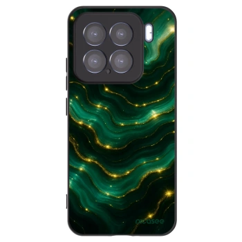 Picasee silikonowe czarne etui na Xiaomi 15 - Emerald