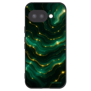Picasee silikonowe czarne etui na Google Pixel 9a - Emerald