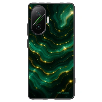 Picasee silikonowe czarne etui na Xiaomi Poco F7 5G - Emerald