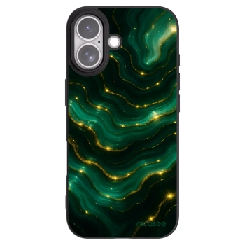 Picasee silikonowe czarne etui na Apple iPhone 17 - Emerald
