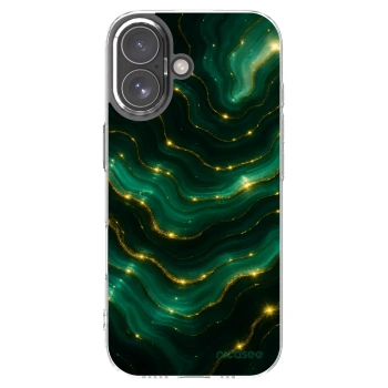 Picasee silikonowe przeźroczyste etui na Apple iPhone 17 - Emerald