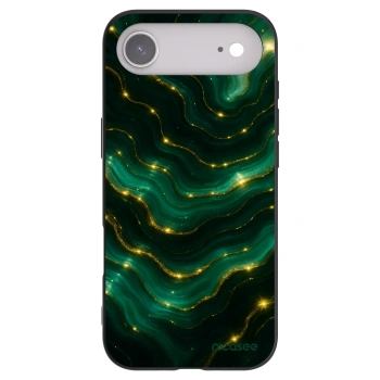 Picasee silikonowe czarne etui na Apple iPhone Air - Emerald