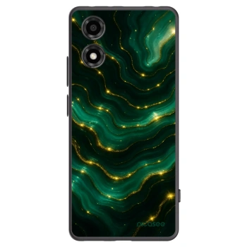 Picasee silikonowe czarne etui na Motorola Moto E14 - Emerald