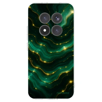 Picasee silikonowe przeźroczyste etui na Xiaomi Redmi Note 15 Pro+ - Emerald