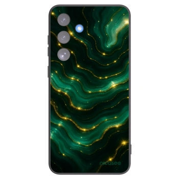 Picasee silikonowe czarne etui na Samsung Galaxy S25 FE 5G - Emerald