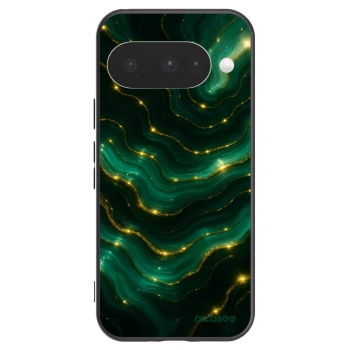 Picasee silikonowe czarne etui na Google Pixel 10 - Emerald