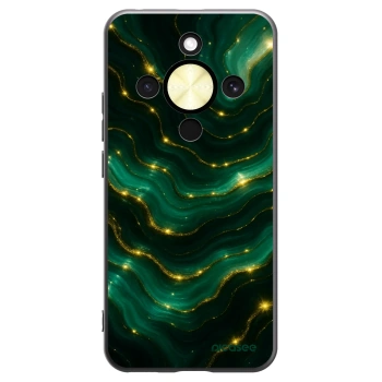 Picasee silikonowe czarne etui na Honor Magic8 Lite 5G - Emerald