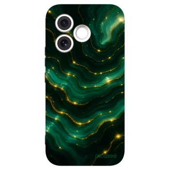 Picasee silikonowe czarne etui na Honor 600 Lite - Emerald