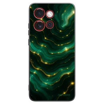 Picasee silikonowe czarne etui na Motorola Edge 60 Neo 5G - Emerald