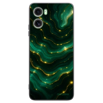 Picasee silikonowe czarne etui na Motorola Moto G06 - Emerald