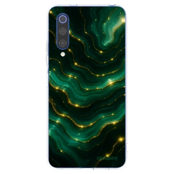 Picasee silikonowe przeźroczyste etui na Xiaomi Mi 9 SE - Emerald