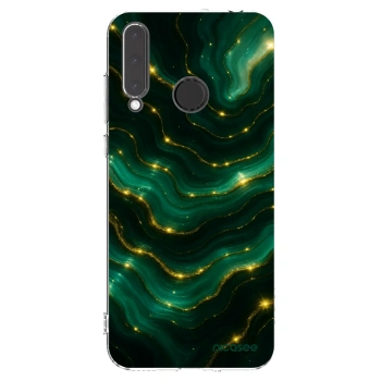Picasee silikonowe przeźroczyste etui na Honor 20 Lite - Emerald
