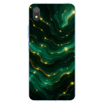 Picasee silikonowe przeźroczyste etui na Xiaomi Redmi 7A - Emerald
