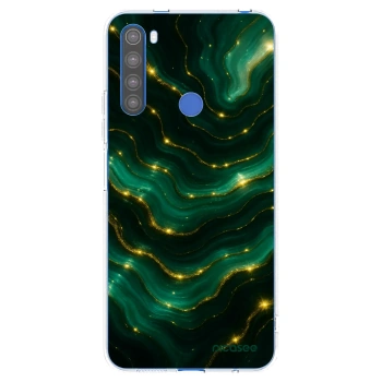 Picasee silikonowe przeźroczyste etui na Xiaomi Redmi Note 8T - Emerald