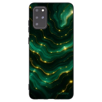 Picasee silikonowe czarne etui na Samsung Galaxy S20+ G985F - Emerald