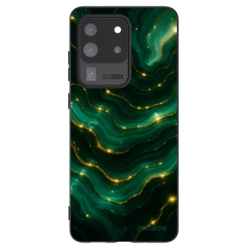 Picasee silikonowe czarne etui na Samsung Galaxy S20 Ultra 5G G988F - Emerald