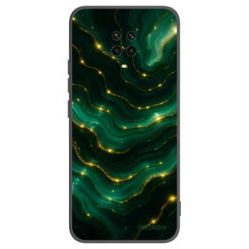 Picasee silikonowe czarne etui na Xiaomi Redmi Note 9 Pro - Emerald
