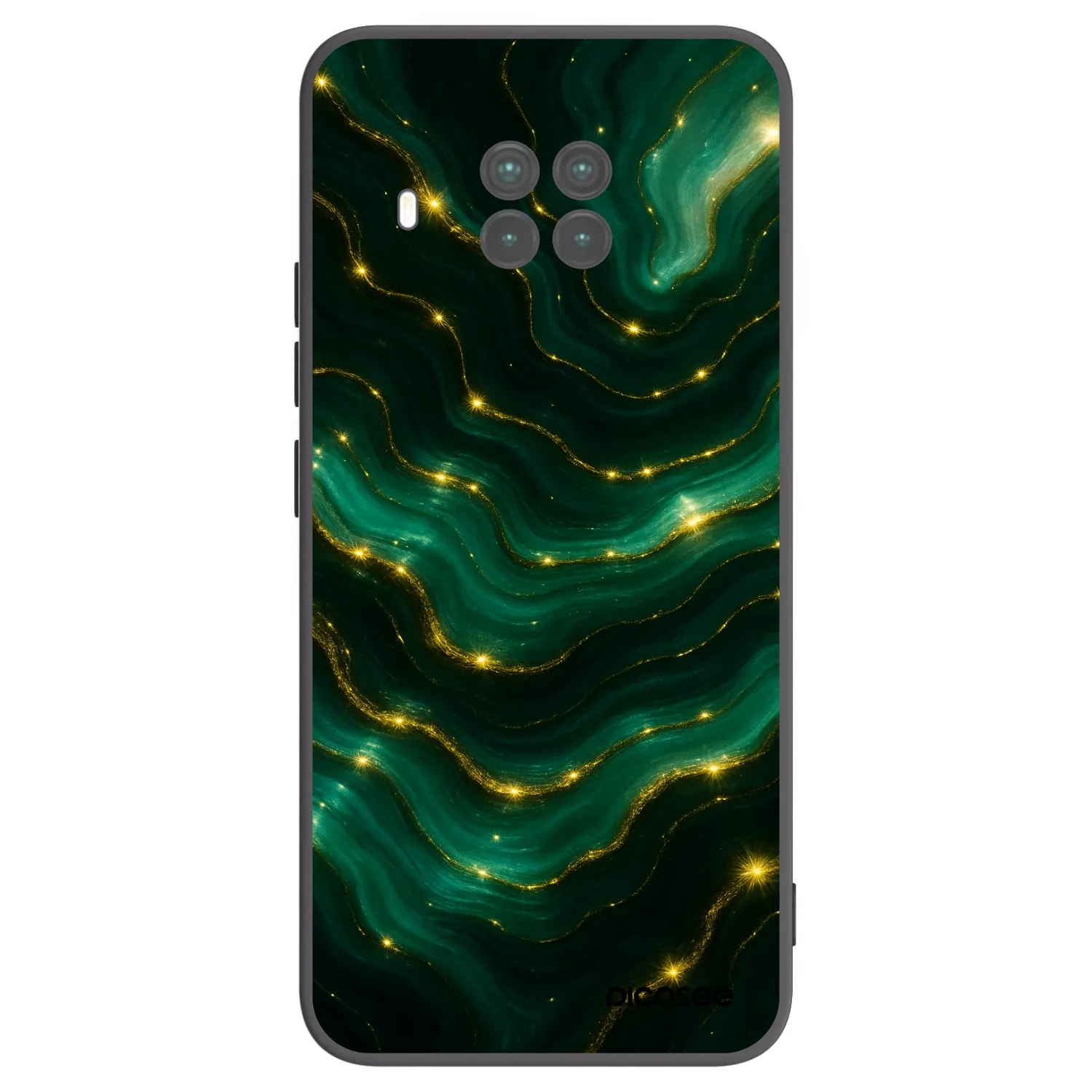 Picasee silikonowe czarne etui na Xiaomi Mi 10T Lite - Emerald
