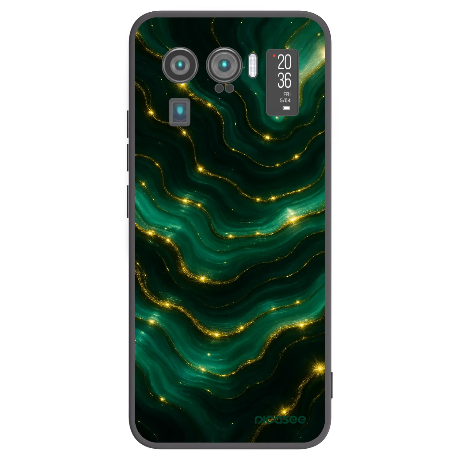 Picasee silikonowe czarne etui na Xiaomi Mi 11 Ultra - Emerald