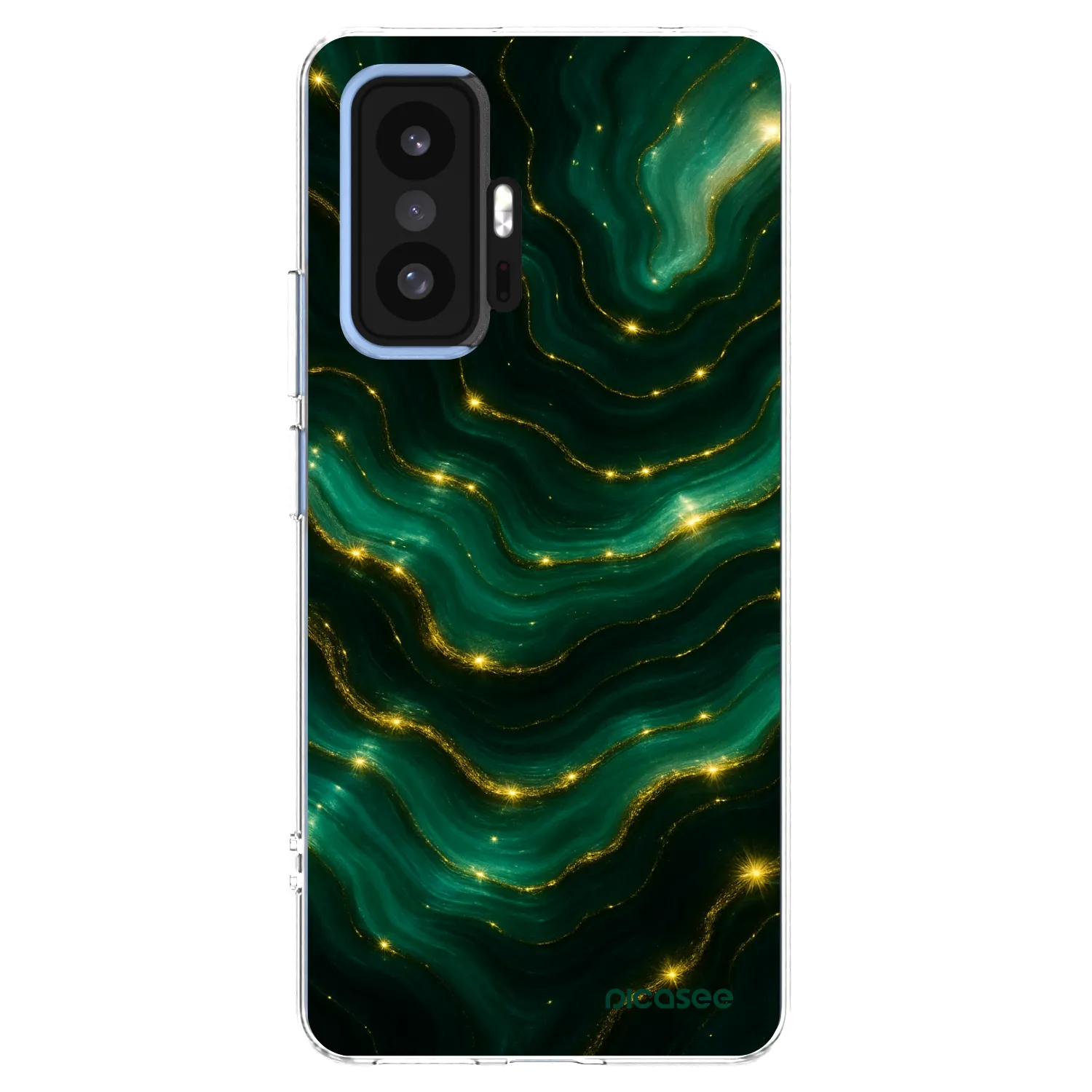 Picasee silikonowe przeźroczyste etui na Xiaomi 11T - Emerald