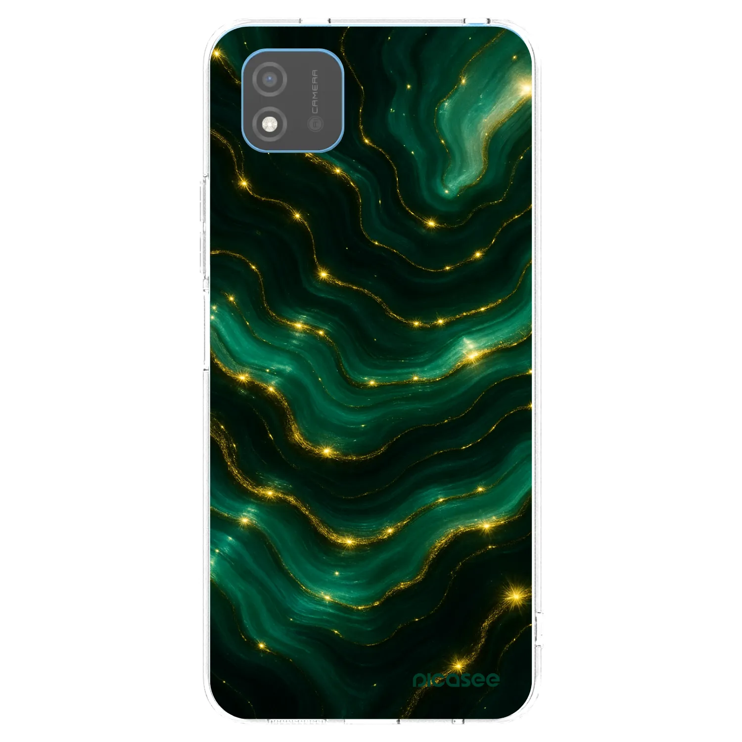 Picasee silikonowe przeźroczyste etui na Realme C11 (2021) - Emerald