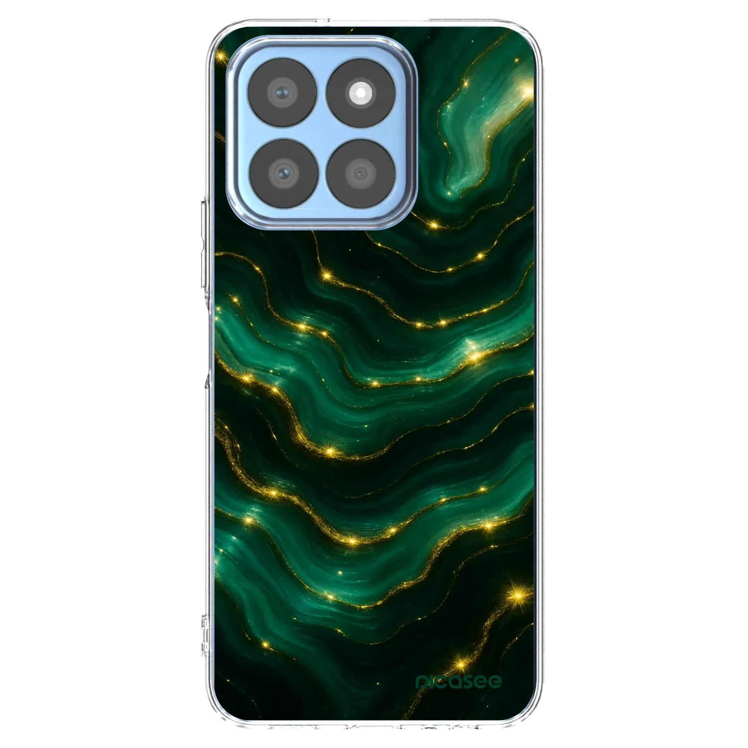 Picasee silikonowe przeźroczyste etui na Honor X8b - Emerald