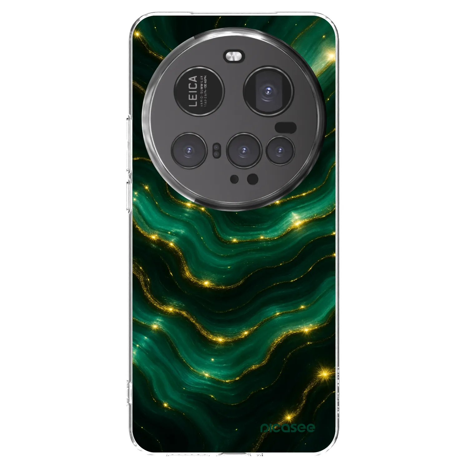 Picasee silikonowe przeźroczyste etui na Xiaomi 15 Ultra - Emerald