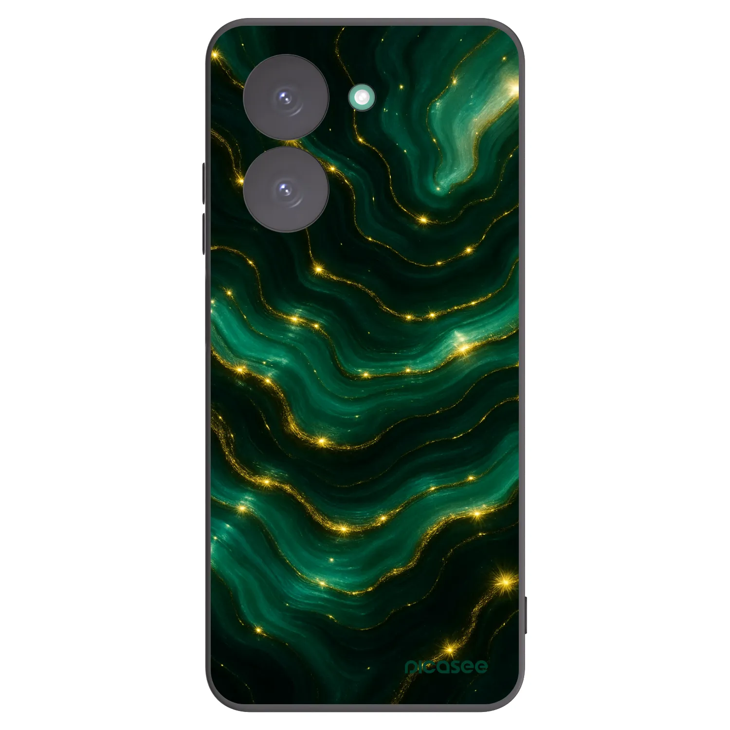 Picasee silikonowe czarne etui na Xiaomi Redmi A5 - Emerald