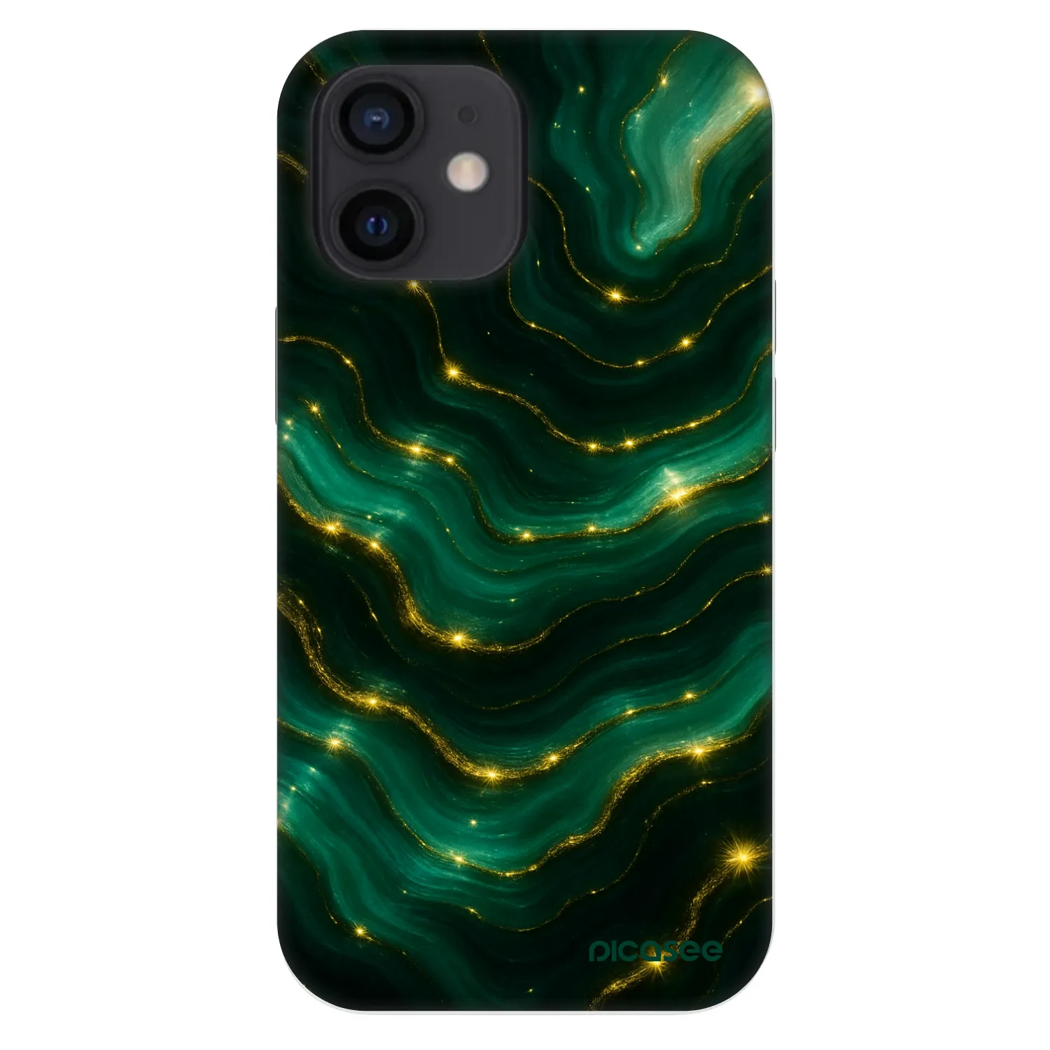Picasee Fashion Case na Apple iPhone 12 mini - Emerald
