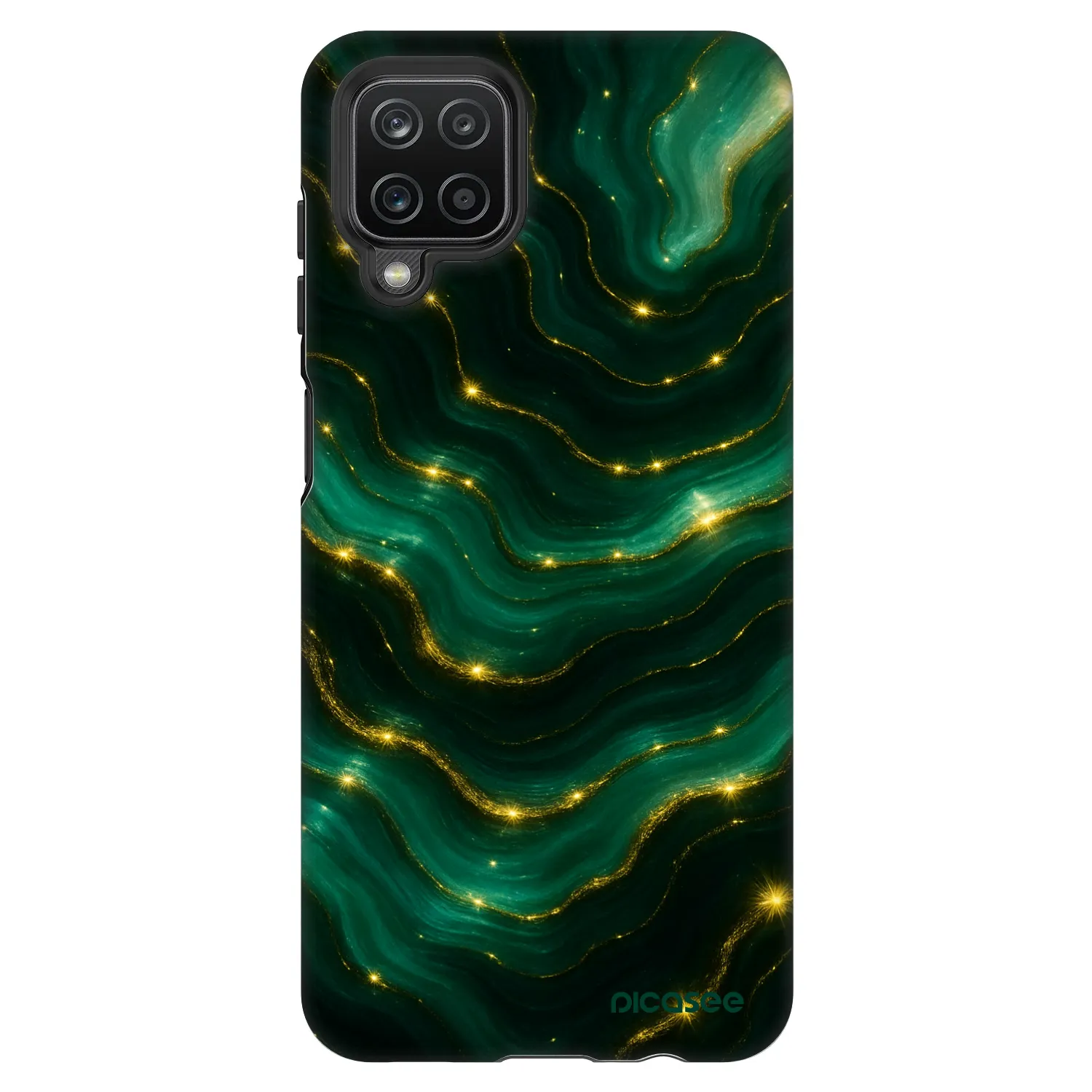 Picasee Fashion Case na Samsung Galaxy A12 A125F - Emerald