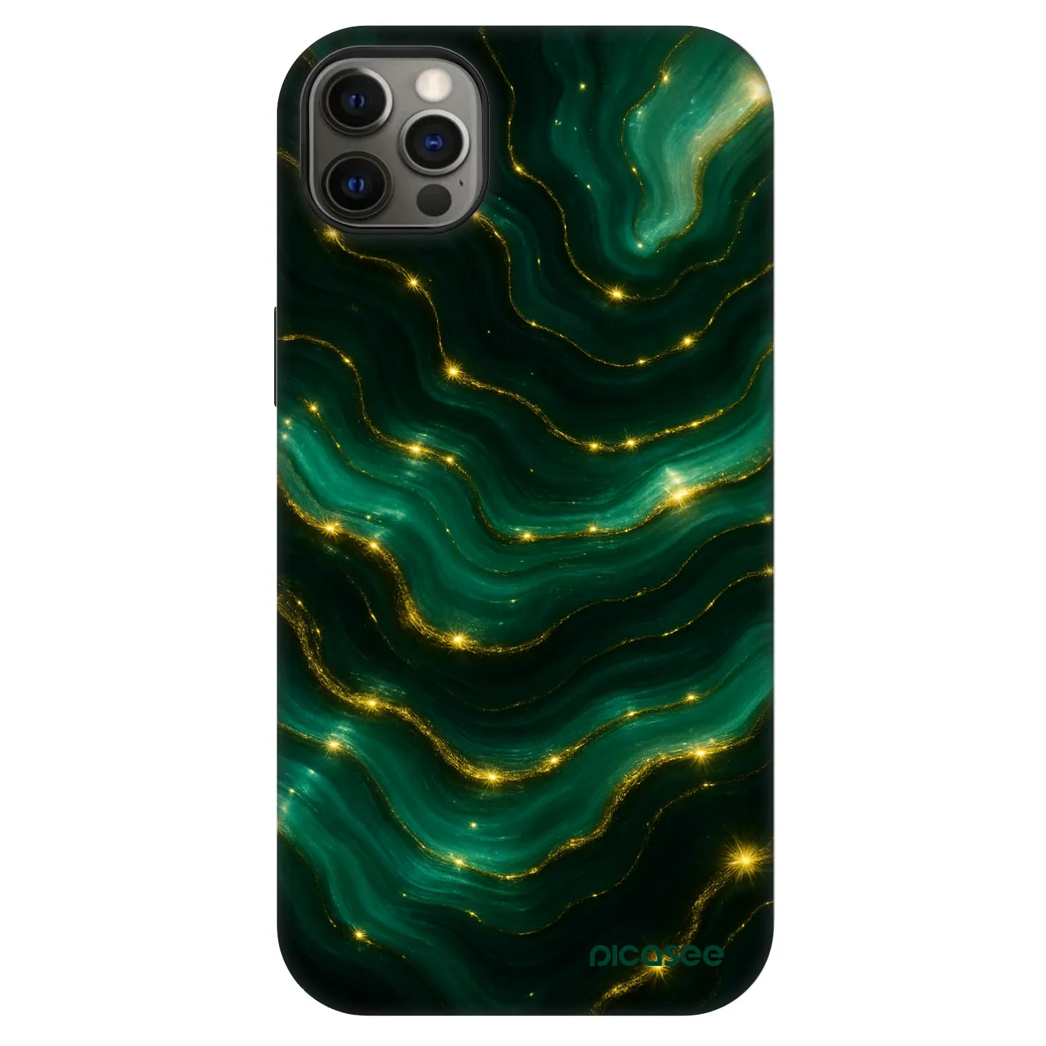 Picasee Fashion Case MagSafe na Apple iPhone 12 Pro Max - Emerald