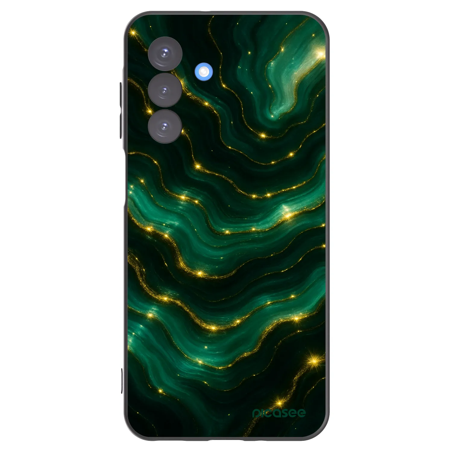 Picasee silikonowe czarne etui na Samsung Galaxy A17 5G - Emerald