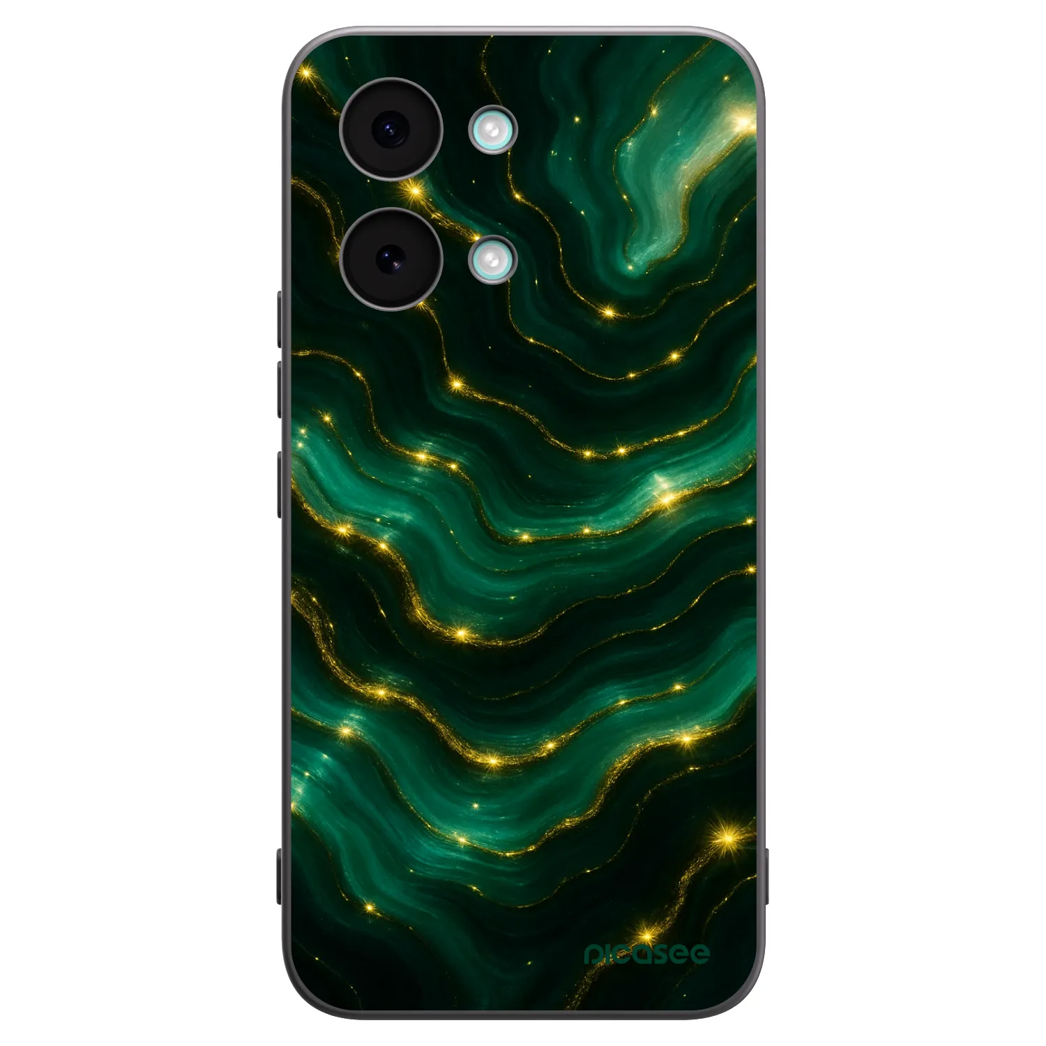 Picasee silikonowe czarne etui na Xiaomi Poco X8 Pro Max - Emerald