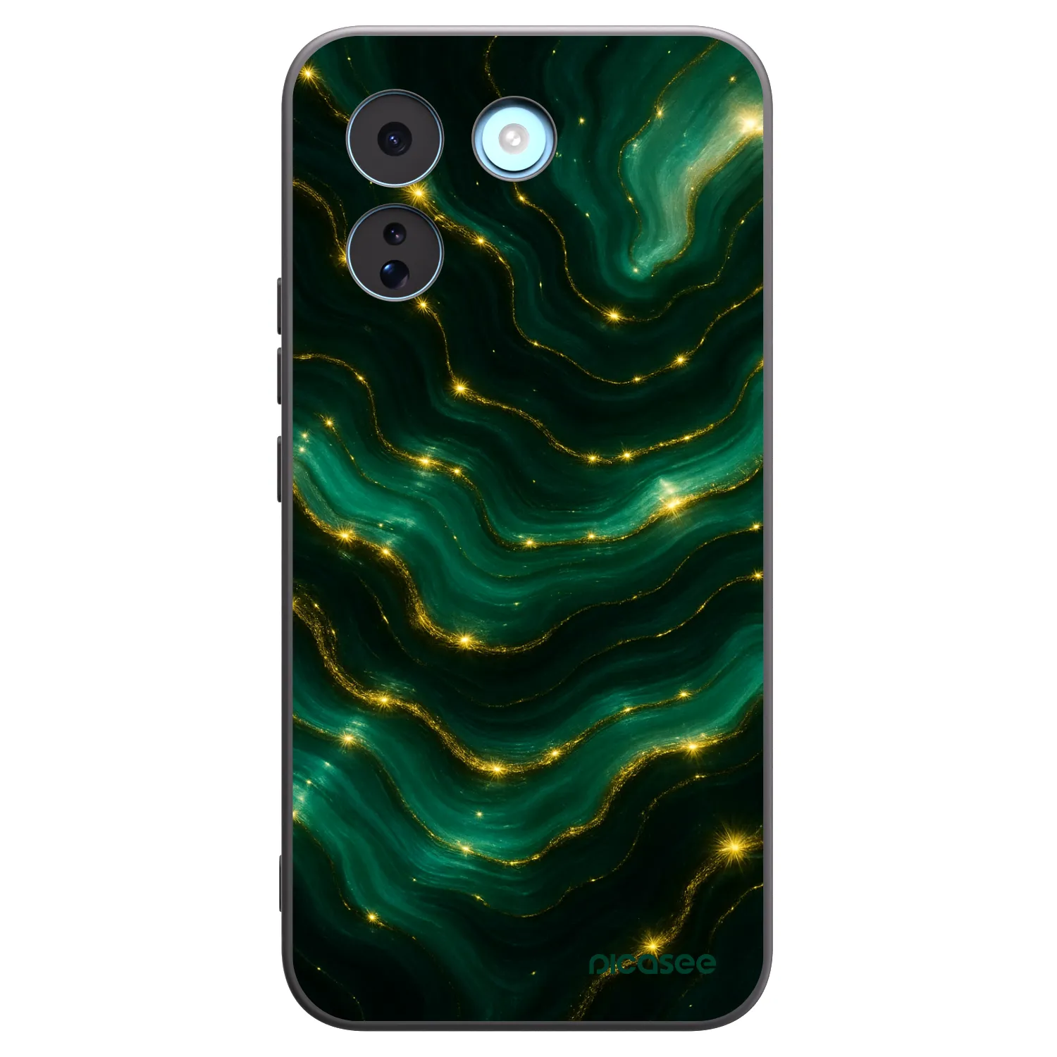 Picasee silikonowe czarne etui na Xiaomi Redmi Note 17 Pro MAX 5G - Emerald