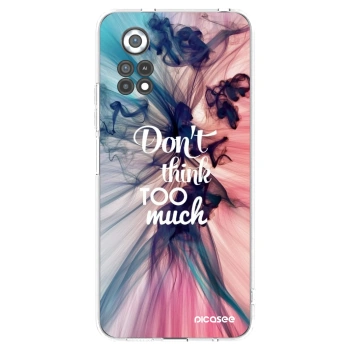 Picasee silikonowe przeźroczyste etui na Xiaomi Poco X4 Pro 5G - Don't think TOO much