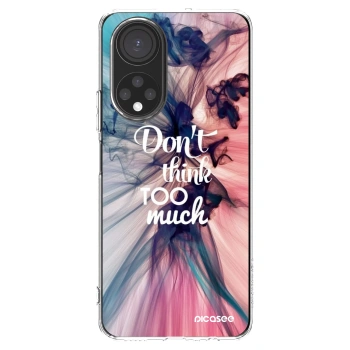 Picasee silikonowe przeźroczyste etui na Honor X7 - Don't think TOO much