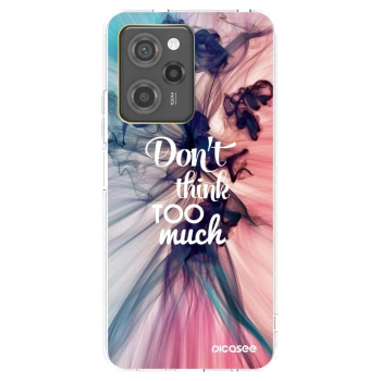 Picasee silikonowe przeźroczyste etui na Xiaomi Poco X5 Pro - Don't think TOO much