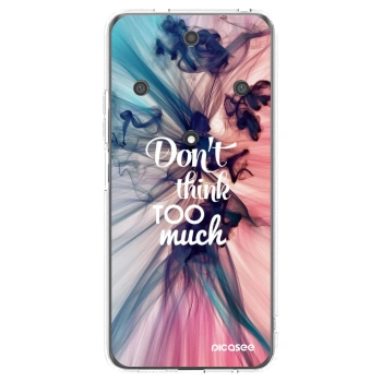Picasee silikonowe przeźroczyste etui na Honor Magic5 Lite 5G - Don't think TOO much