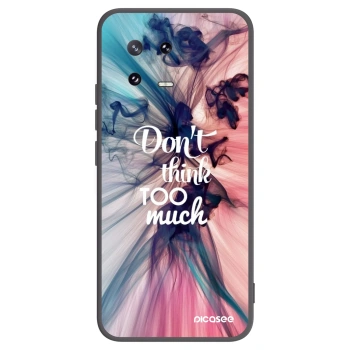 Picasee silikonowe czarne etui na Xiaomi 13 Pro - Don't think TOO much
